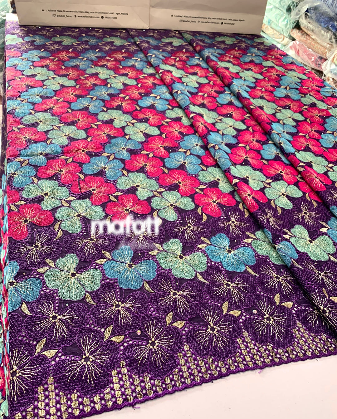 Floral Voile - Price is per 5 yards