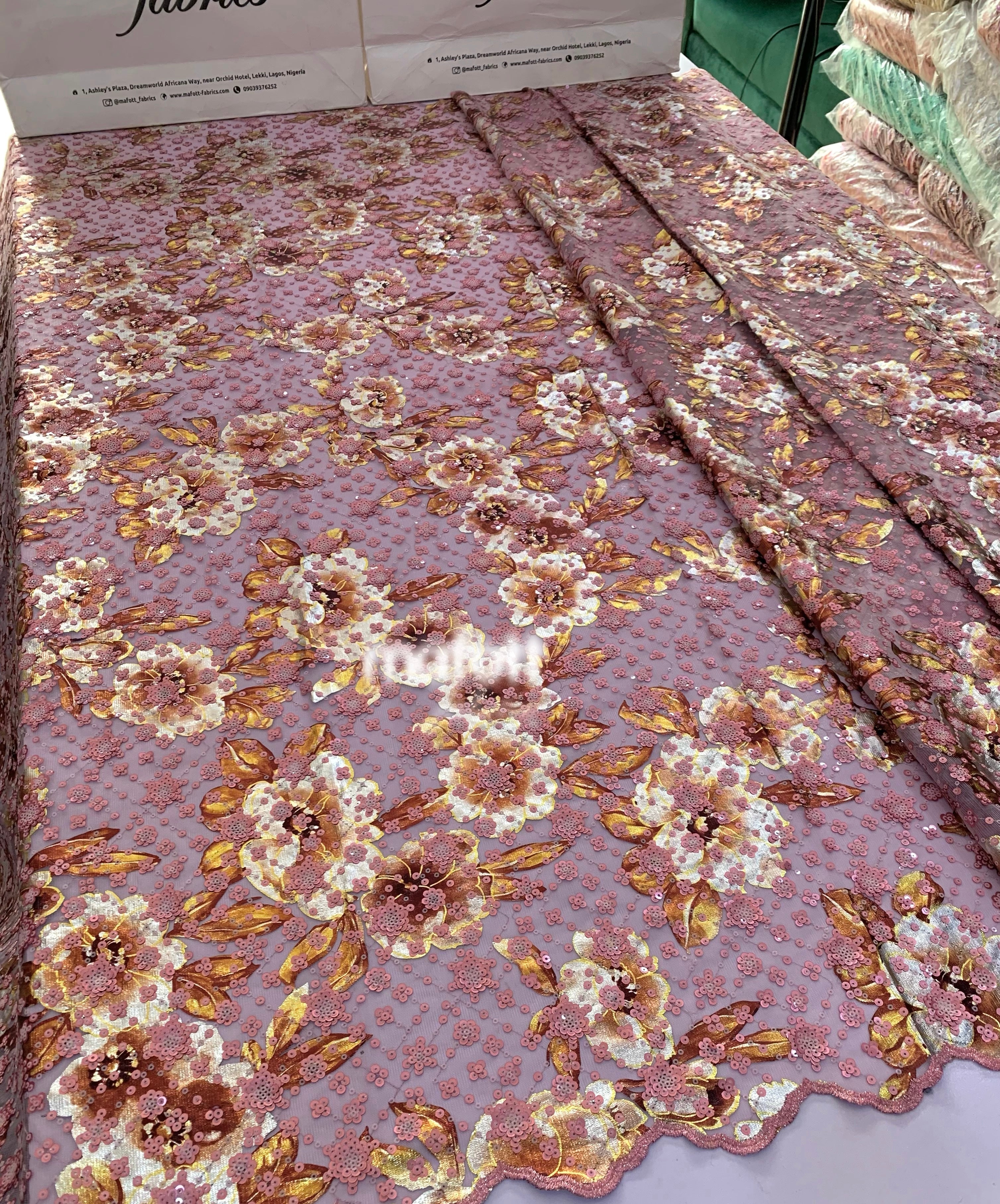 YG Floral - Price is for 1 yard (Minimum is 3 yards)