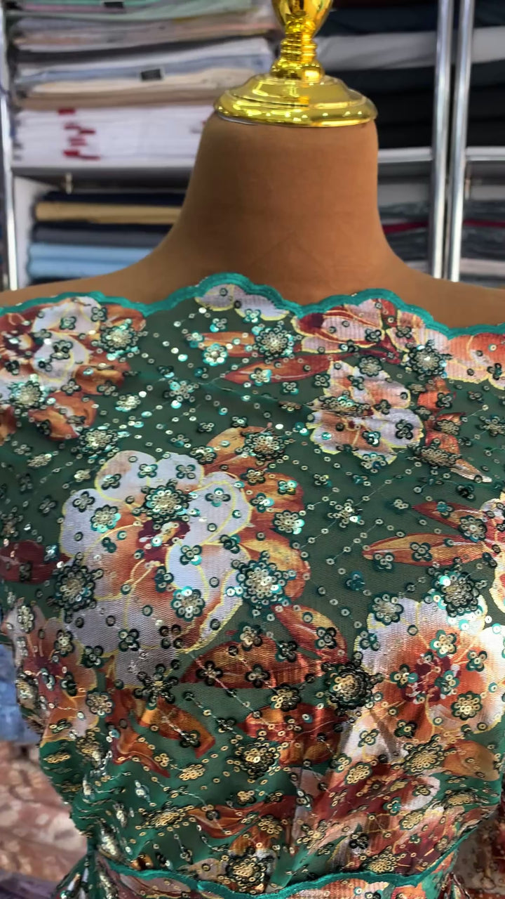 YG Floral - Price is for 1 yard (Minimum is 3 yards)