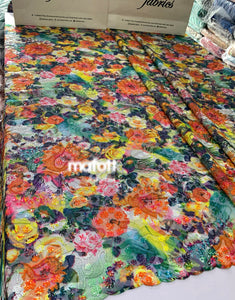 Floral RN - Price is for 3 yards